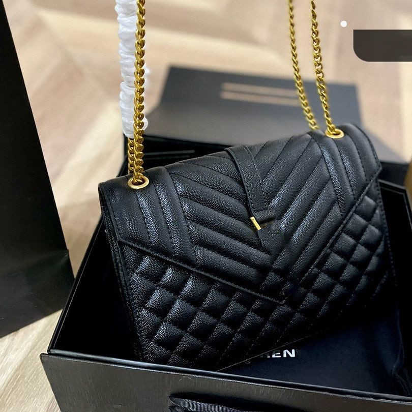 2023 Designer LOULOU handbags Shoulder chain crossbody clutch bags purses Genuine Calfskin Leather Grosgrain Lining Message Factory Direct Sale, Black 1 size 24x17cm160
2023 Designer LOULOU handbags Shoulder chain crossbody clutch bags purses Genuine Calfskin Leather Grosgrain Lining Message Factory Direct Sale, Black 1 size 24x17cm160
