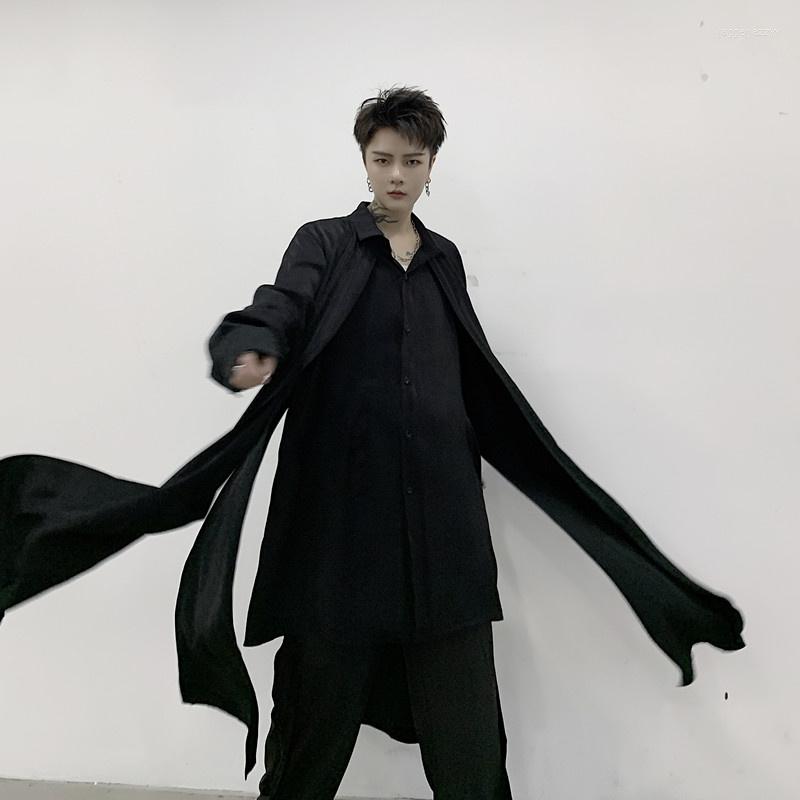 Men' Casual Shirts Fashion In Jacket The Long Style Two Sunscreen Brand Fake Long-sleeved Men' Loose Shirt Dark Department, Black
Men' Casual Shirts Fashion In Jacket The Long Style Two Sunscreen Brand Fake Long-sleeved Men' Loose Shirt Dark Department, Black