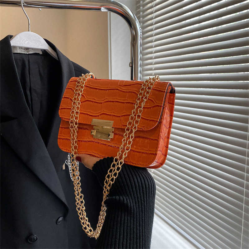Messenger Bags Popular Small Square 2022 Autumn and Winter New Crocodile Chain Women's One Shoulder Crossbody Bag, Orange
Messenger Bags Popular Small Square 2022 Autumn and Winter New Crocodile Chain Women's One Shoulder Crossbody Bag, Orange