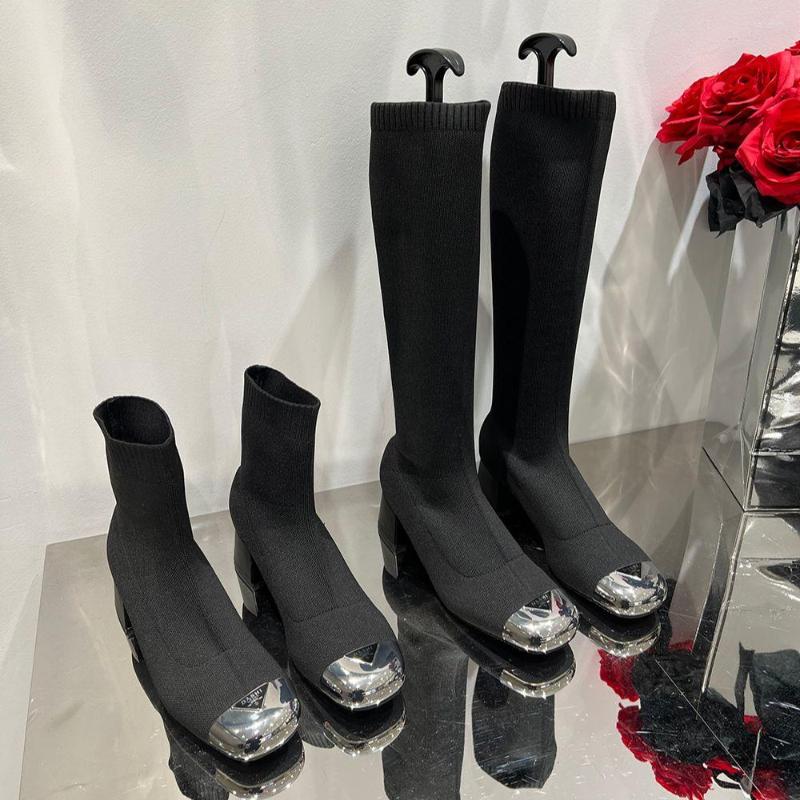 Boots Round Toe Women Knee High Sock Botas Knitting Black Stretch Shoes 2022 Arrivals Party Winter Pumps Dress 35-39
Boots Round Toe Women Knee High Sock Botas Knitting Black Stretch Shoes 2022 Arrivals Party Winter Pumps Dress 35-39