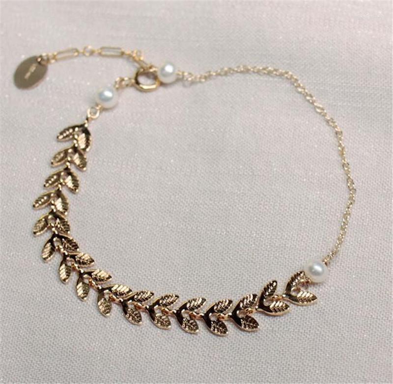 Link Bracelets YUN RUO Yellow Gold Fashion Wheat Ear Pearl Bracelet Woman Chain Birthday Gift 316 L Titanium Steel Jewelry Stainless Not
Link Bracelets YUN RUO Yellow Gold Fashion Wheat Ear Pearl Bracelet Woman Chain Birthday Gift 316 L Titanium Steel Jewelry Stainless Not