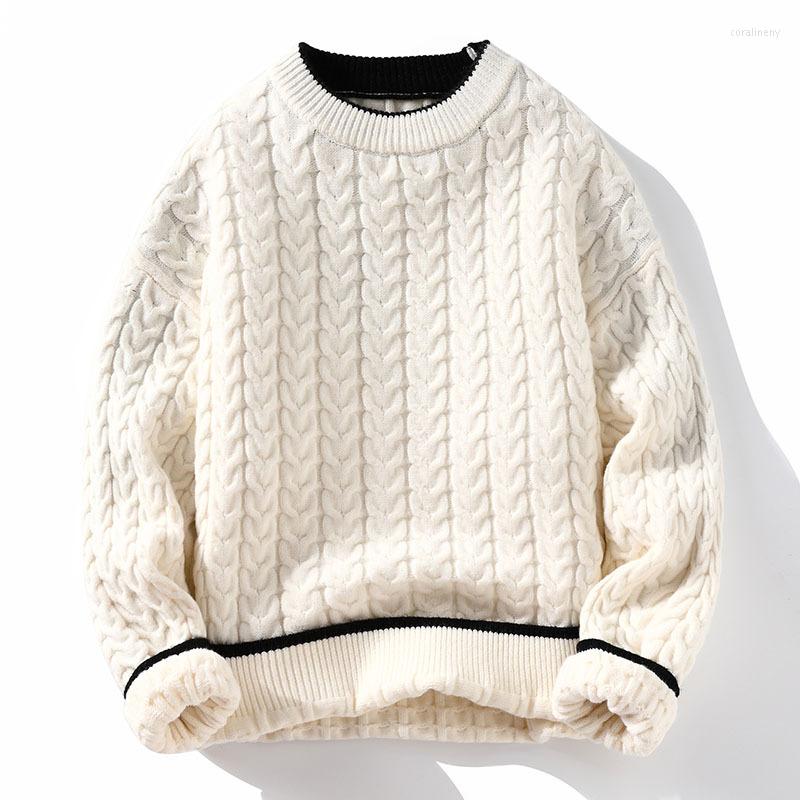 Men's Sweaters 2022 Men's Autumn And Winter Twist Color Matching Sweater Thick Loose Lazy Style Round Neck, Black
Men's Sweaters 2022 Men's Autumn And Winter Twist Color Matching Sweater Thick Loose Lazy Style Round Neck, Black