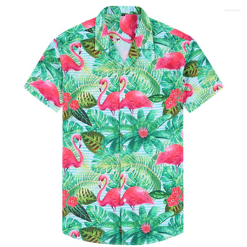 Men's Casual Shirts Flamingo Men Fashion Hawaiian Printed Slim Fit Shirt Male Social Short Sleeve Beach Aloha For Mens Print, Ssx717
Men's Casual Shirts Flamingo Men Fashion Hawaiian Printed Slim Fit Shirt Male Social Short Sleeve Beach Aloha For Mens Print, Ssx717