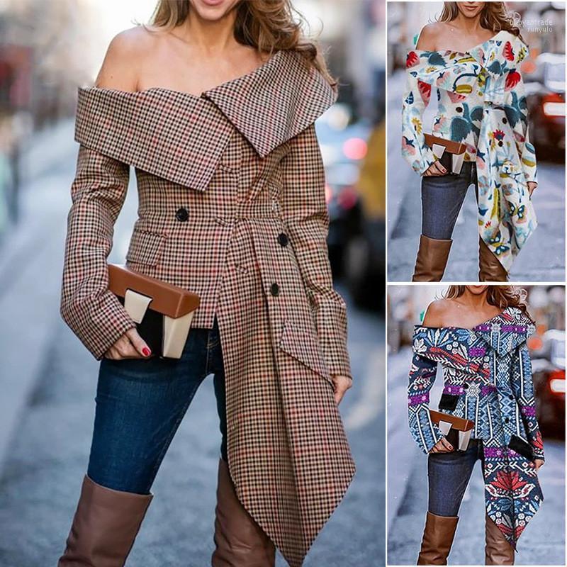 Women' Jackets Women' Sexy Off Shoulder Jacket Slack Checked Irregular Cape Lapel Plaid Cool Slim Autumn 2022 Lady Elegant Wear, White
Women' Jackets Women' Sexy Off Shoulder Jacket Slack Checked Irregular Cape Lapel Plaid Cool Slim Autumn 2022 Lady Elegant Wear, White