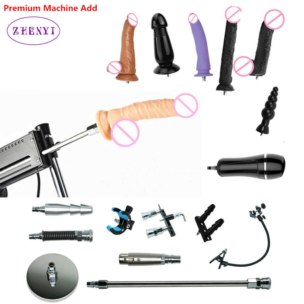 Vibrator Massager Toys 27 Types Premium Attachement Vav-U-Lock Dildo Suctiion Cup Sex Love Machine pour un linker rapide peut être installé