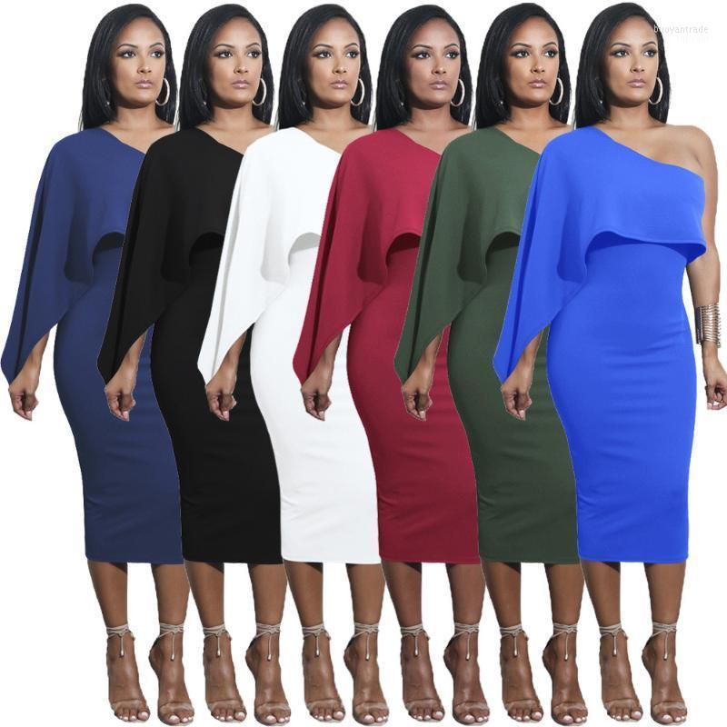 Casual Dresses Women Single Off The Shoulder Ruffle Knee Length Bodycon Party Asymmetrical Dress WDC9625, 6477 sapphire i5-1
Casual Dresses Women Single Off The Shoulder Ruffle Knee Length Bodycon Party Asymmetrical Dress WDC9625, 6477 sapphire i5-1