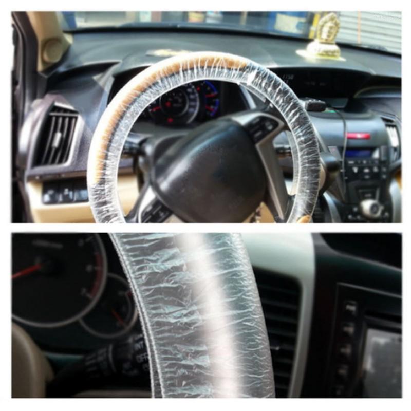 Steering Wheel Covers Cover Disposable Transparent Plastic Protective General-purpose Practical Dustproof 50pcs
Steering Wheel Covers Cover Disposable Transparent Plastic Protective General-purpose Practical Dustproof 50pcs