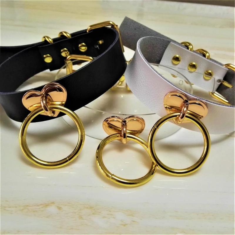 Choker Fashion Sexy Harajuku Handmade Leather Rock Collar Punk Goth Sweet Heart Necklace Torque 
Choker Fashion Sexy Harajuku Handmade Leather Rock Collar Punk Goth Sweet Heart Necklace Torque