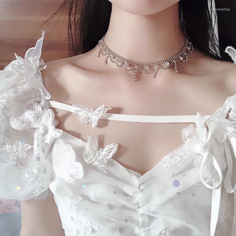 Choker Fashion Diamond Tassel Necklaces Female Ins Niche Design Cold Wind Necklace Ultra Fairy Clavicle Chain
Choker Fashion Diamond Tassel Necklaces Female Ins Niche Design Cold Wind Necklace Ultra Fairy Clavicle Chain