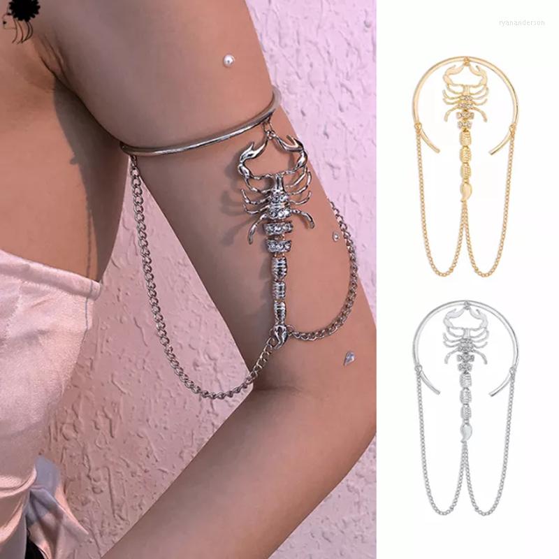 Bangle 2022 Punk Hip Hop Rhinestone Tassel Arm Bracelet For Women Men Gothic Hand Scorpion Bracelets Bangles Couple Jewelry Gifts
Bangle 2022 Punk Hip Hop Rhinestone Tassel Arm Bracelet For Women Men Gothic Hand Scorpion Bracelets Bangles Couple Jewelry Gifts
