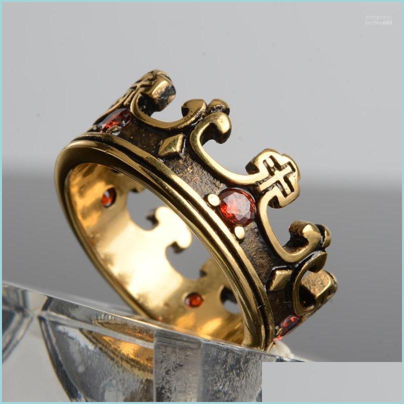 Cluster Rings Cluster Rings Knight Templar Crown Titanium Steel Men Signet Ring Gold Siercolor Vintage Jewelry Punk Rock Male Biker Dhkiq
Cluster Rings Cluster Rings Knight Templar Crown Titanium Steel Men Signet Ring Gold Siercolor Vintage Jewelry Punk Rock Male Biker Dhkiq