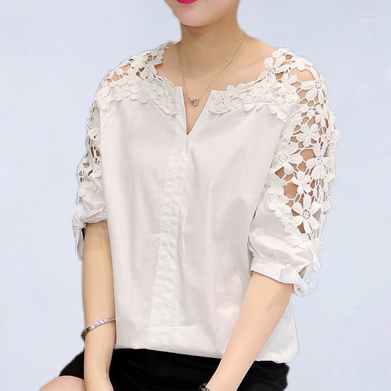 Women' Blouses Women' & Shirts Summer Women Lace 2022 Fashion Woman Shirt Hollow Out Casual Short Sleeve Tops Plus Size Clothing 5XL, Black
Women' Blouses Women' & Shirts Summer Women Lace 2022 Fashion Woman Shirt Hollow Out Casual Short Sleeve Tops Plus Size Clothing 5XL, Black