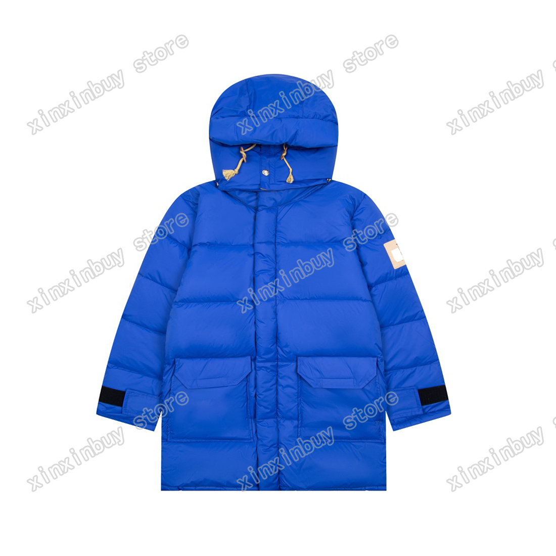xinxinbuy Men designer Coat down puffer Jacket chest Webbing zipper pocket long sleeve women white Black blue brown S-2XL, 02
xinxinbuy Men designer Coat down puffer Jacket chest Webbing zipper pocket long sleeve women white Black blue brown S-2XL, 02