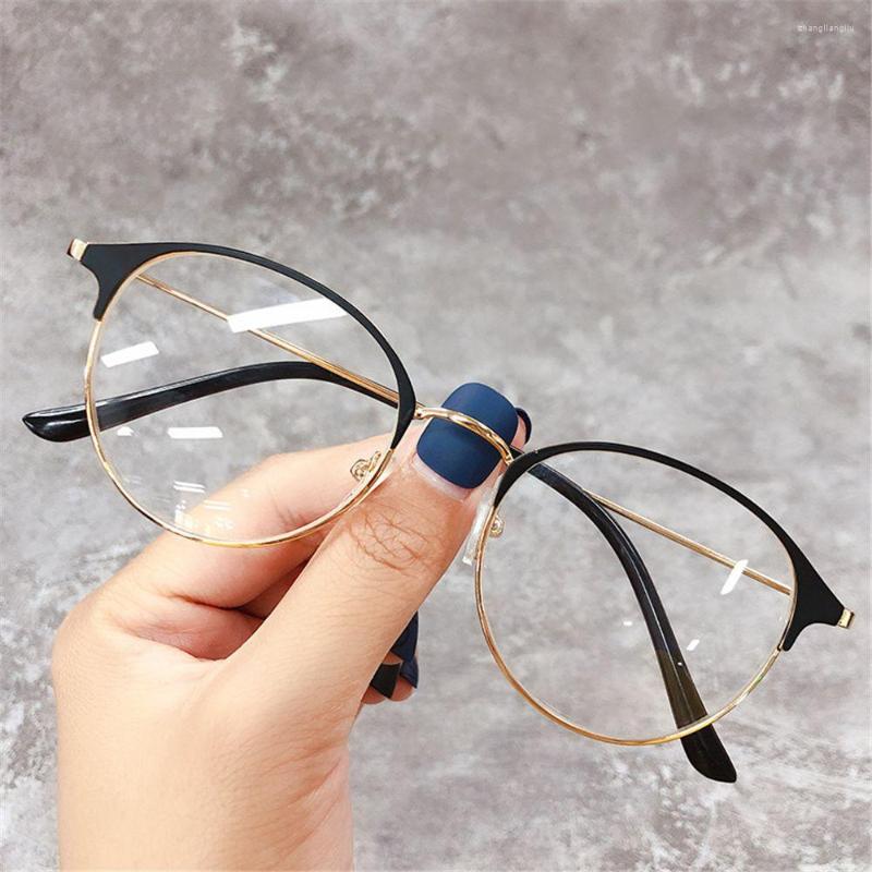 Sunglasses Fashion Classic Metal Round Frame Optical Glasses Unisex Ultralight Myopia Eyewear Eyeglasses Vision Care -10--40
Sunglasses Fashion Classic Metal Round Frame Optical Glasses Unisex Ultralight Myopia Eyewear Eyeglasses Vision Care -10--40