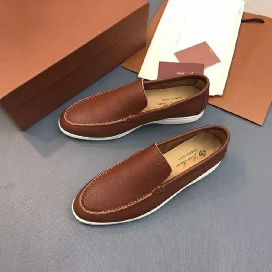 LORO PIANA Lady Charms Walk suede loafers Couples shoes Genuine leather casual slip on flats for men Luxury Designer flat Dress shoe factory footwear, 13
LORO PIANA Lady Charms Walk suede loafers Couples shoes Genuine leather casual slip on flats for men Luxury Designer flat Dress shoe factory footwear, 13