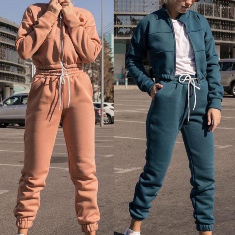 Women's Two Piece Pants Long Sleeve Elastic Waist Thickened Women Tracksuit Suit Solid Color Drawstring Stand Collar Sweatshirt Set, Camel
Women's Two Piece Pants Long Sleeve Elastic Waist Thickened Women Tracksuit Suit Solid Color Drawstring Stand Collar Sweatshirt Set, Camel