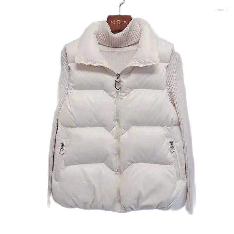 Women's Vests Down Cotton Vest Women's Short 2022 Autumn Winter Jackets Loose All-match Stand-up Collar Solid Casual Waistcoat Female, White
Women's Vests Down Cotton Vest Women's Short 2022 Autumn Winter Jackets Loose All-match Stand-up Collar Solid Casual Waistcoat Female, White