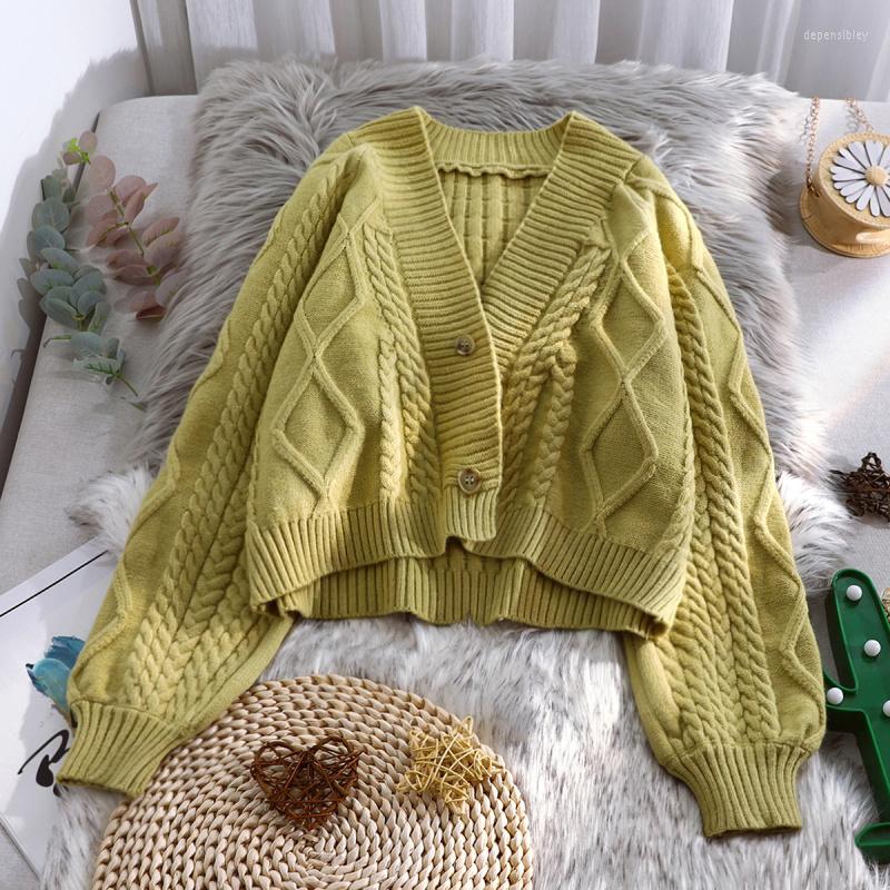 Women' Knits Lady Korean Fashion Clothing For Women Street Lantern Sleeve Casual Knitted Top Cardigan Sweater V Neck Knitwear Overcoat, Beige
Women' Knits Lady Korean Fashion Clothing For Women Street Lantern Sleeve Casual Knitted Top Cardigan Sweater V Neck Knitwear Overcoat, Beige