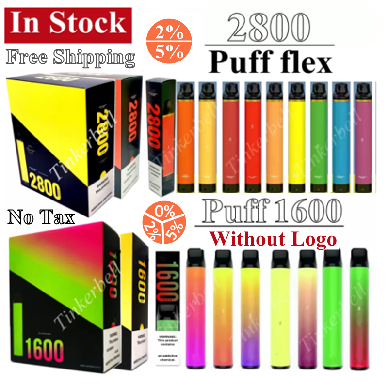 No Tax Puff FLEX 2800 Hits Cigarette 5% 2% 1600 Puffs Disposable Vape Pen MNQ 10Pcs Vapes Pens ECigs OEM Kit vs max cigar Vapors Customize Wholesale Sample Puff 2800
No Tax Puff FLEX 2800 Hits Cigarette 5% 2% 1600 Puffs Disposable Vape Pen MNQ 10Pcs Vapes Pens ECigs OEM Kit vs max cigar Vapors Customize Wholesale Sample Puff 2800