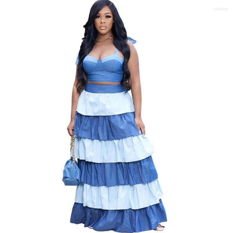 Work Dresses Y2k Women Cascading Ruffles Cape Style Big Swing Maxi Long Skirts Suit And Lace Shoulder Crop Tops Two 2 Piece Set Outfits, Black
Work Dresses Y2k Women Cascading Ruffles Cape Style Big Swing Maxi Long Skirts Suit And Lace Shoulder Crop Tops Two 2 Piece Set Outfits, Black