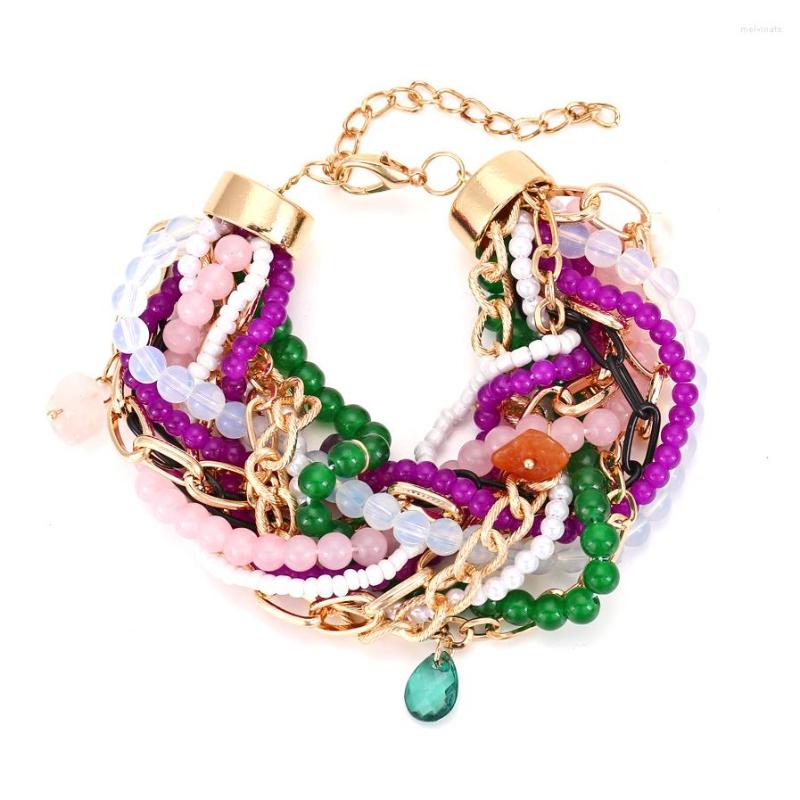 Charm Bracelets Bohemia Multi-layer Winding Bracelet Exaggerated Hand Knitted Twist Jewelry
Charm Bracelets Bohemia Multi-layer Winding Bracelet Exaggerated Hand Knitted Twist Jewelry