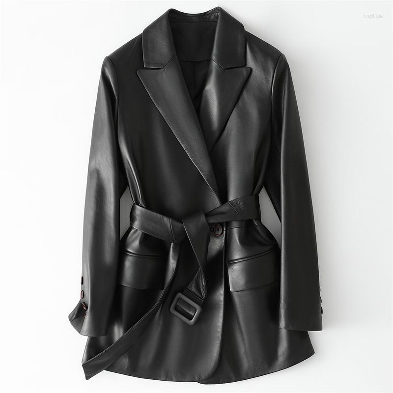 Women's Leather Fashion Black Belt Trench Coat Women Office Lady Jacket Winter Korean Jackets Jaqueta Feminina
Women's Leather Fashion Black Belt Trench Coat Women Office Lady Jacket Winter Korean Jackets Jaqueta Feminina