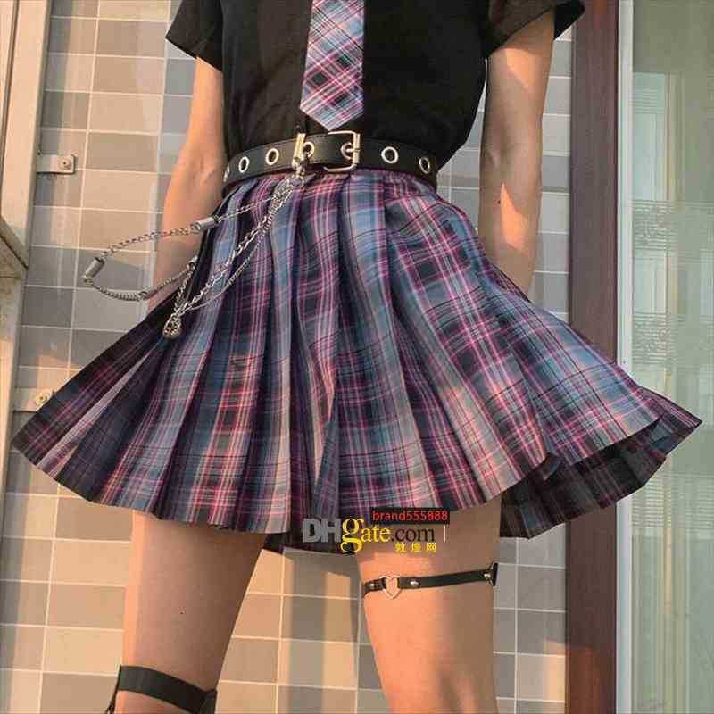 Women's Skirt Gothic Harajuku Pleated Plaid Summer High Waist Harajuku Cute Sexy Mini A-line Kawaii S-7XL
Women's Skirt Gothic Harajuku Pleated Plaid Summer High Waist Harajuku Cute Sexy Mini A-line Kawaii S-7XL