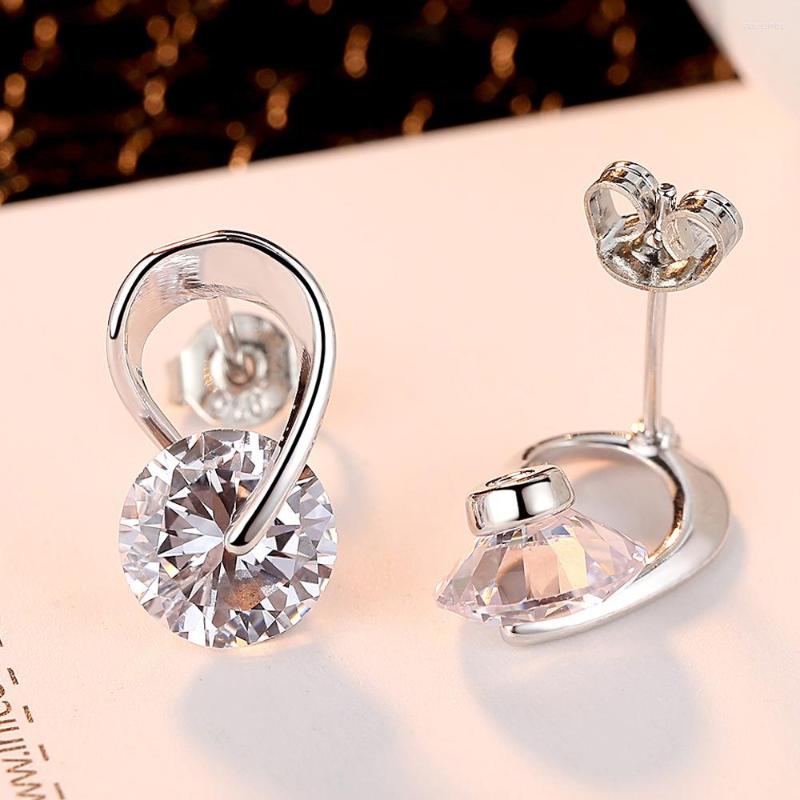 Stud Earrings ZHOUYANG Earring For Women Simple Style Cubic Zirconia Rose Gold Color Silver Party Daily Fashion Jeweley KAE070
Stud Earrings ZHOUYANG Earring For Women Simple Style Cubic Zirconia Rose Gold Color Silver Party Daily Fashion Jeweley KAE070