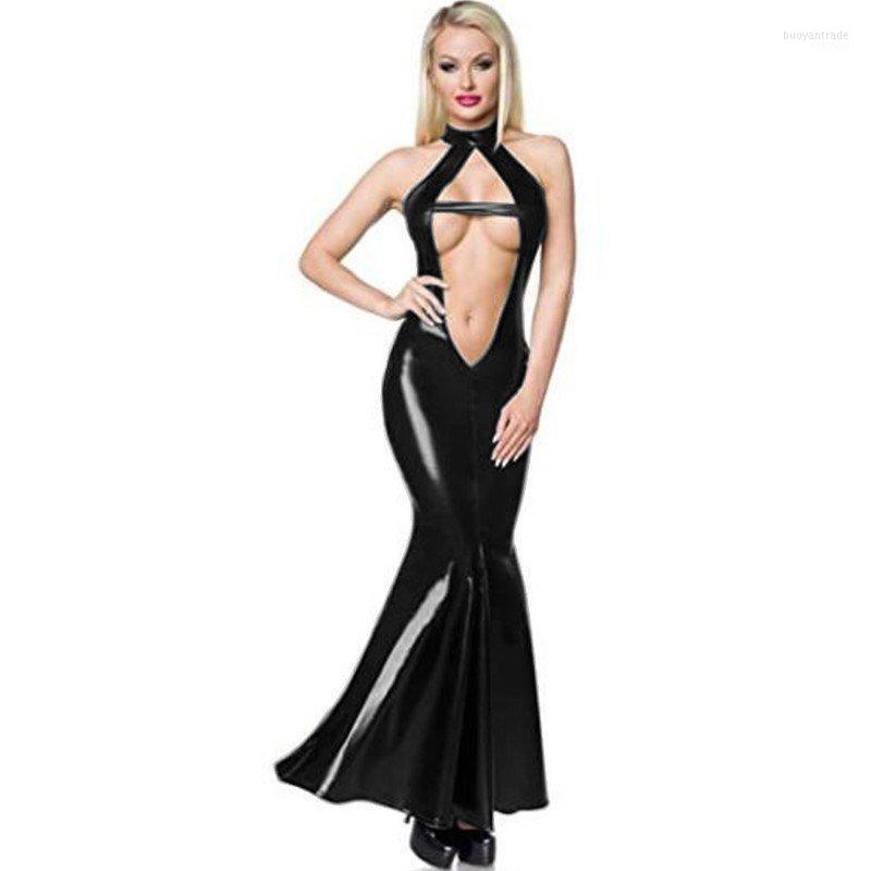 Casual Dresses Sexy Open Hip Faux Leather Maxi Dress Plus Size Sleeveless Mermaid Glitter Long Trumpet Vestido Women Party, Black
Casual Dresses Sexy Open Hip Faux Leather Maxi Dress Plus Size Sleeveless Mermaid Glitter Long Trumpet Vestido Women Party, Black