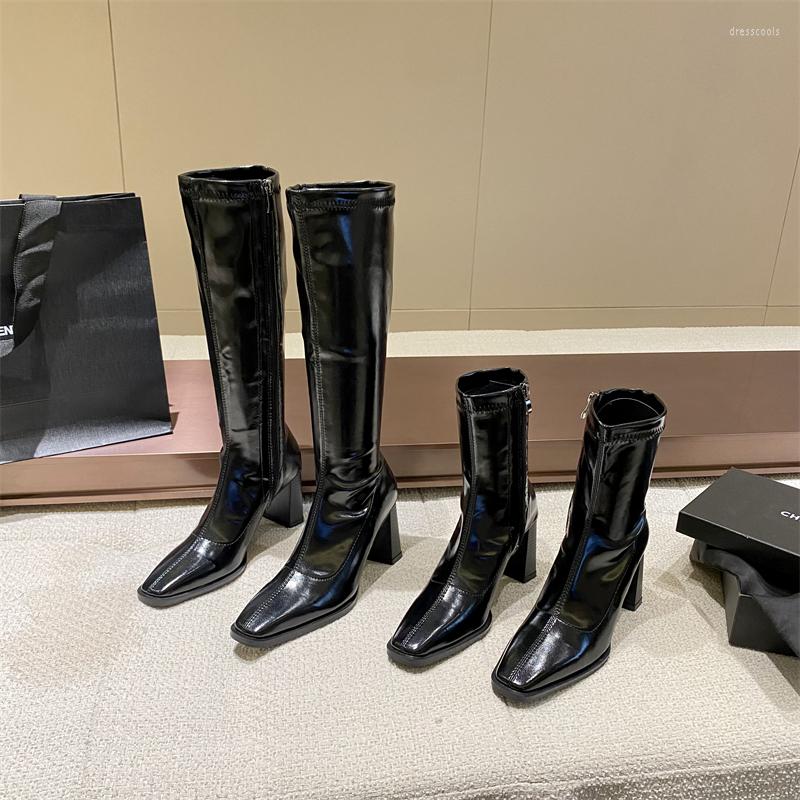 Boots Round Toe Women Ankle/Knee High Fashion 2022 Arrivals Long Knight Booties Thick Heels Winter Pumps Shoes Woman 39, Black 1
Boots Round Toe Women Ankle/Knee High Fashion 2022 Arrivals Long Knight Booties Thick Heels Winter Pumps Shoes Woman 39, Black 1