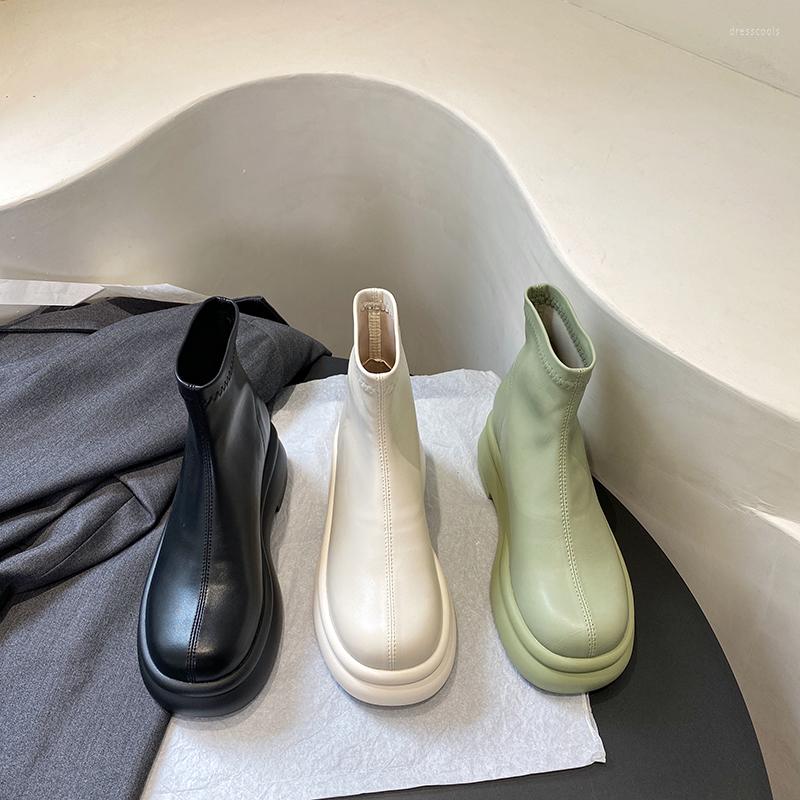 Boots Platform Women Ankle Stretch Shoes For Woman Round Toe Size 35-40 Slip On Sock Flat Mid Heels Fashion Autumn, Black
Boots Platform Women Ankle Stretch Shoes For Woman Round Toe Size 35-40 Slip On Sock Flat Mid Heels Fashion Autumn, Black