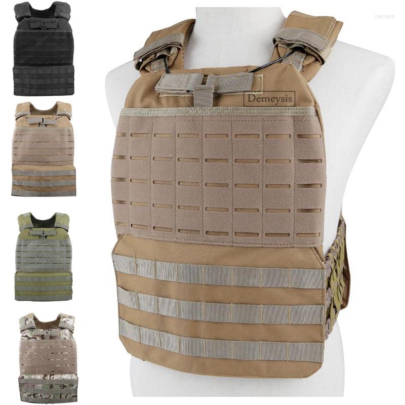 Hunting Jackets Tactical Vest Paintball Military Training Plate Carrier Body Armor Army Combat Assault Molle Vests, Black
Hunting Jackets Tactical Vest Paintball Military Training Plate Carrier Body Armor Army Combat Assault Molle Vests, Black