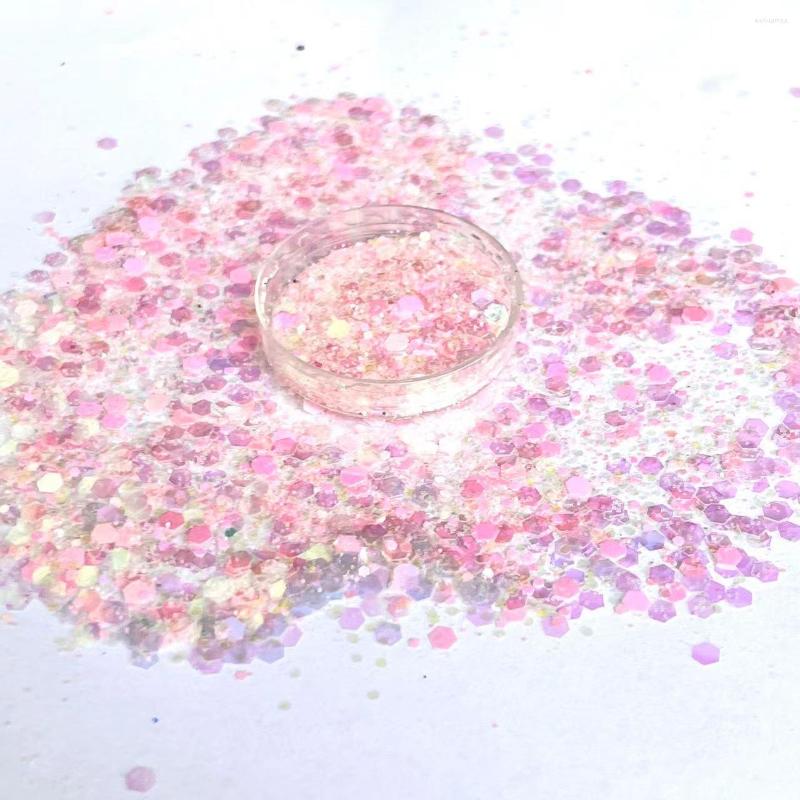 Nail Glitter Pink 50g Flake Mixed Hexagon Craft Wholesale Chameleon Sequin Polish DIY Epoxy Resin Slime
Nail Glitter Pink 50g Flake Mixed Hexagon Craft Wholesale Chameleon Sequin Polish DIY Epoxy Resin Slime