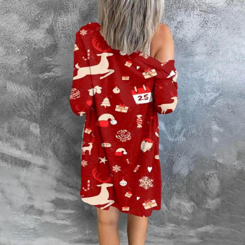 Women' Knits Breathable Washable Spring Sling Dress Thin Short Coat For Christmas, Black 
Women' Knits Breathable Washable Spring Sling Dress Thin Short Coat For Christmas, Black