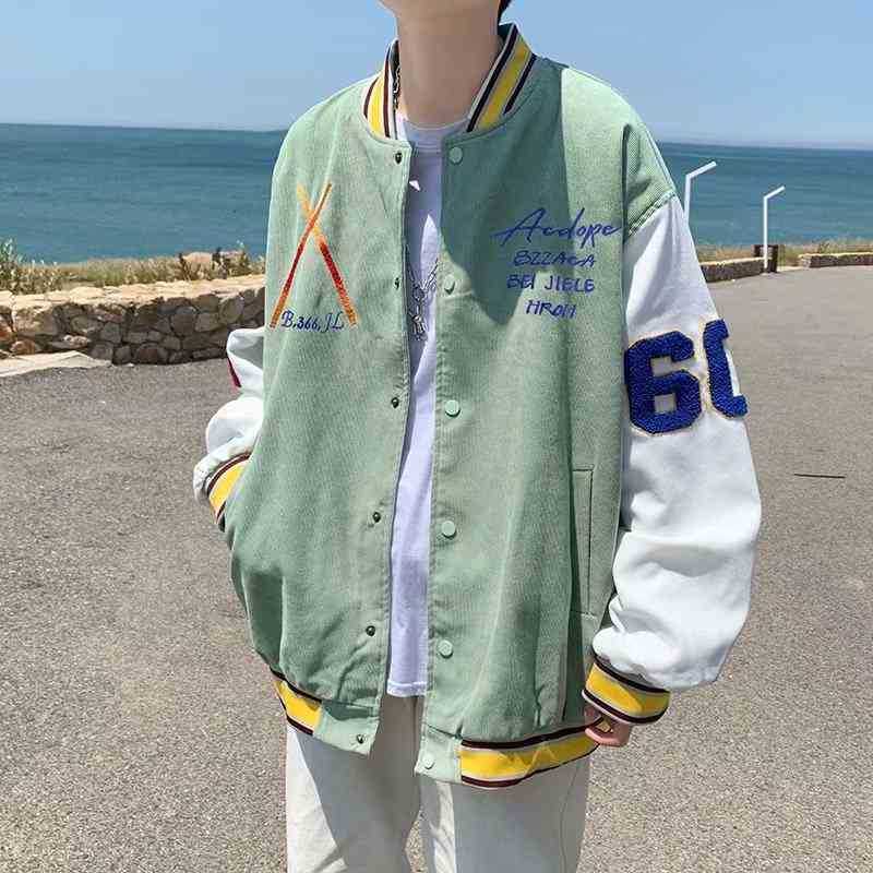 hoodieJacket Men's Spring and Autumn Tide Brand Korean Loose Baseball Suit Ins Ruffian Handsome Sports Casual Coat, 7043 black
hoodieJacket Men's Spring and Autumn Tide Brand Korean Loose Baseball Suit Ins Ruffian Handsome Sports Casual Coat, 7043 black