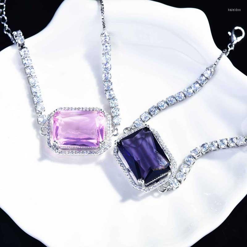Charm Bracelets Delicate Elegant Geometric Bracelet Inlay Dazzling Square Cubic Zirconia Korean Style Jewelry For Women Wedding Engagement
Charm Bracelets Delicate Elegant Geometric Bracelet Inlay Dazzling Square Cubic Zirconia Korean Style Jewelry For Women Wedding Engagement