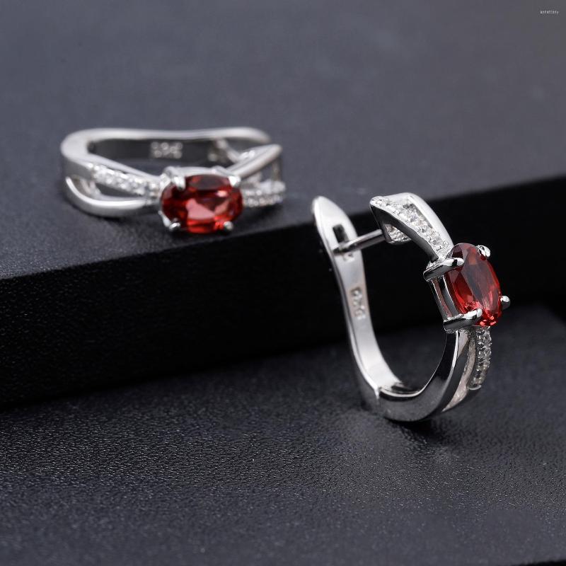 Backs Earrings GEM'S BALLET 1.14Ct Natural Red Garnet Classic Clip For Women 925 Sterling Silver Oval Gemstone Fine Jewelry
Backs Earrings GEM'S BALLET 1.14Ct Natural Red Garnet Classic Clip For Women 925 Sterling Silver Oval Gemstone Fine Jewelry