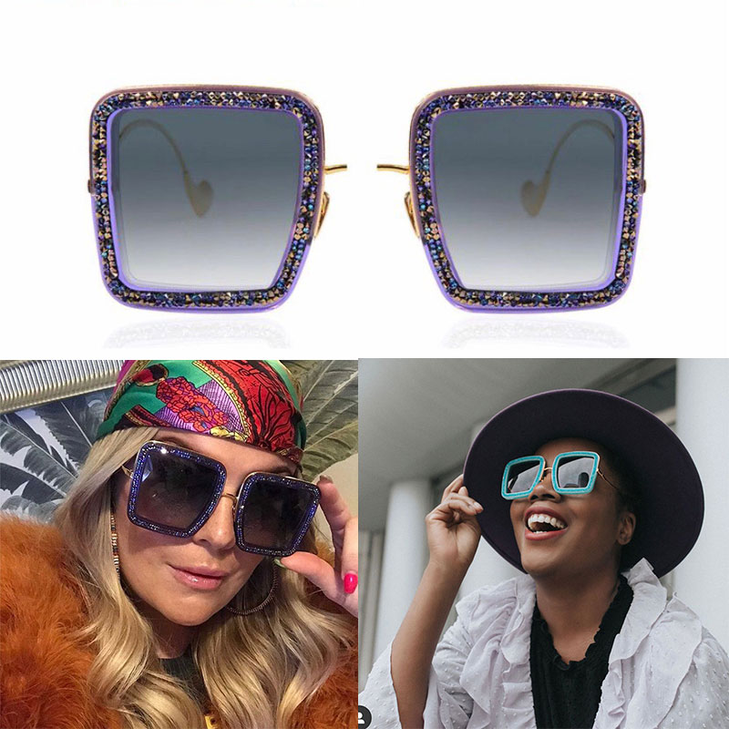 Luxury Women Sunglasses designer KARLSSON metal mirror legs full star flash fashion elements adorn the original box of brand sunglasses