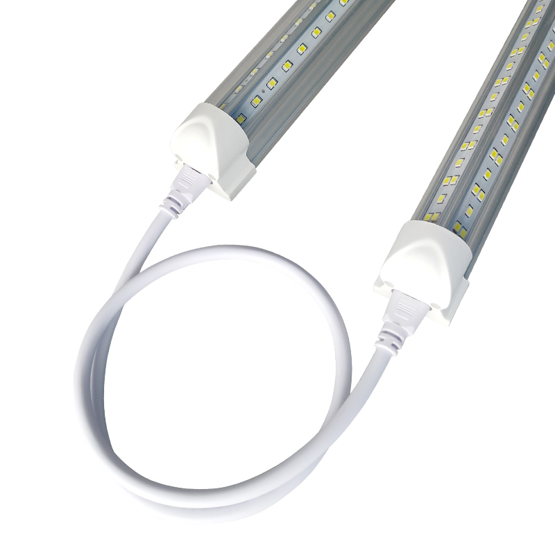 T5 T8 LED Wire Connector Power Cord Switch Extension with on/Off Swith US Plug for Tube Integrated Cable 1FT 2FT 3.3FT 4FT 5FT 6 FT 6.6FT 100 Pack Cre