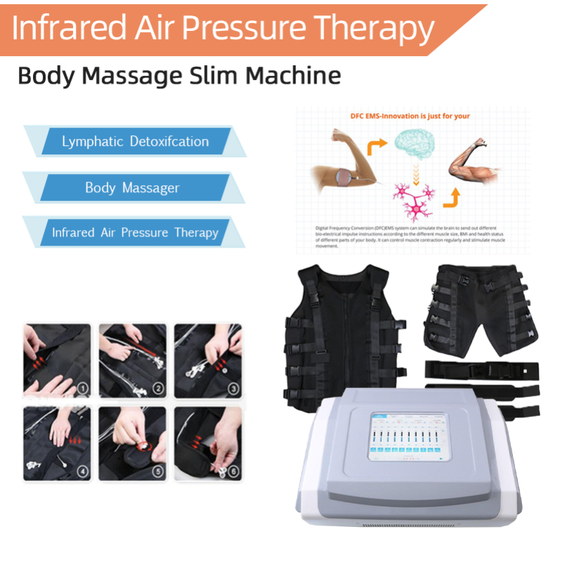 Slimming Machine Ems Suit With Electrostimulation Portable Pressoterapia Ems Suit Machine
Slimming Machine Ems Suit With Electrostimulation Portable Pressoterapia Ems Suit Machine