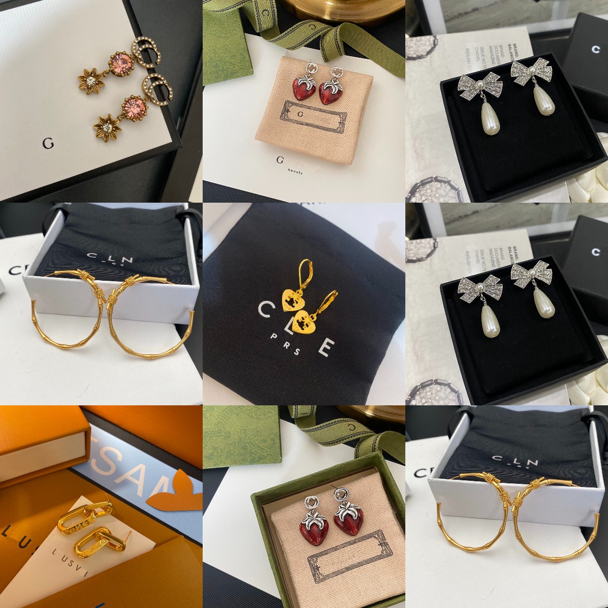 Charm Classic Designer Earring International Brand Earrings Delicate Elegant Charm Women's Luxury Premium Jewelry Plating Real Gold Colorless Valentine's Day
Charm Classic Designer Earring International Brand Earrings Delicate Elegant Charm Women's Luxury Premium Jewelry Plating Real Gold Colorless Valentine's Day