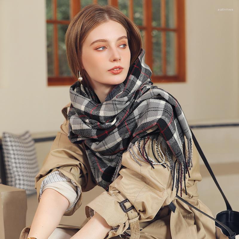 Scarves Women's Scarf 2022 Autumn Winter Imitation Cashmere Luxury Design Plaid Long Shawl Fashion Temperament Bandana Wraps
Scarves Women's Scarf 2022 Autumn Winter Imitation Cashmere Luxury Design Plaid Long Shawl Fashion Temperament Bandana Wraps