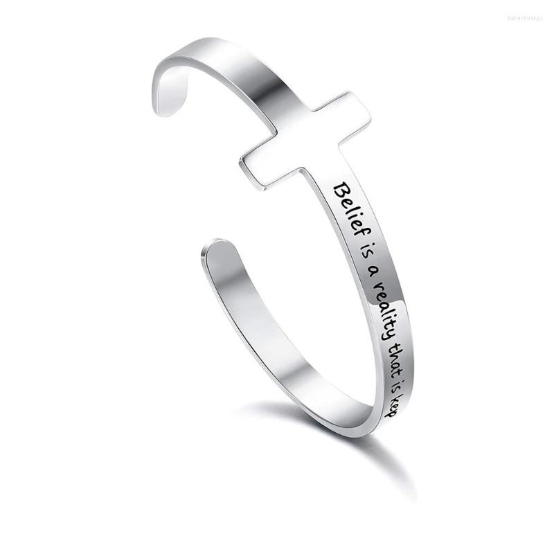 Bangle Religious Quote Jesus Scripture Christian Bible Verse Bracelet For Women Stainless Steel Open Cuff Cross & Bangles
Bangle Religious Quote Jesus Scripture Christian Bible Verse Bracelet For Women Stainless Steel Open Cuff Cross & Bangles