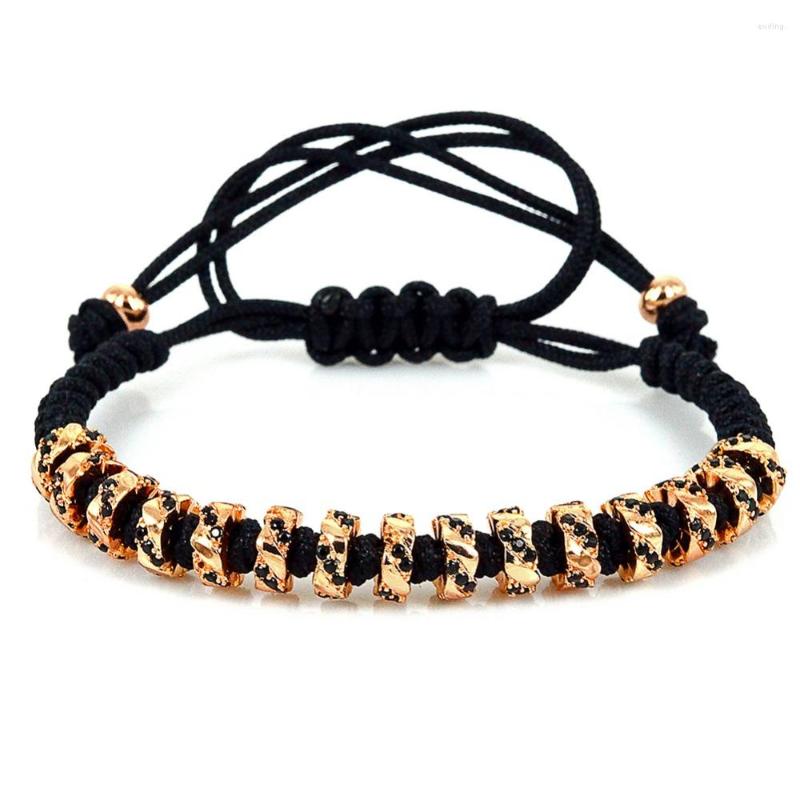 Charm Bracelets Anil Arjandas Men Macrame Bracelet Fashion Jewelry Rose Zirconia Stoppers Micro Pave Black Zircon Homme For Women
Charm Bracelets Anil Arjandas Men Macrame Bracelet Fashion Jewelry Rose Zirconia Stoppers Micro Pave Black Zircon Homme For Women