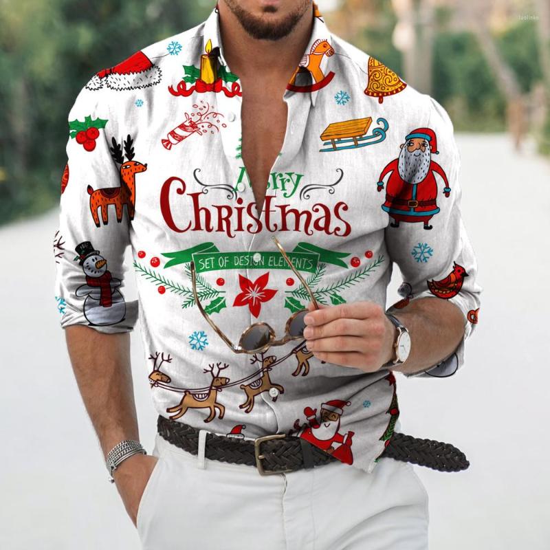 Men's Casual Shirts 2022 Shirt Autumn Christmas Men's Santa Claus 3d Printed Holiday Party Long Sleeve Oversized T-shirt Clothing, 11
Men's Casual Shirts 2022 Shirt Autumn Christmas Men's Santa Claus 3d Printed Holiday Party Long Sleeve Oversized T-shirt Clothing, 11