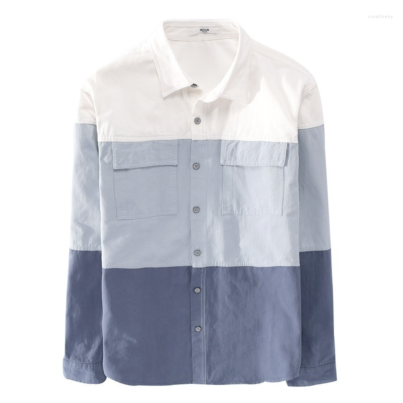 Men's Casual Shirts Long Men 2022 Youth Fashion Long-sleeved Shirt Shopping Spring And Autumn Patchwork, As picture color
Men's Casual Shirts Long Men 2022 Youth Fashion Long-sleeved Shirt Shopping Spring And Autumn Patchwork, As picture color