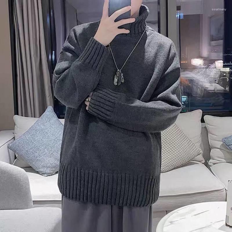 Men's Sweaters Fashion High Collar Sweater Men's Winter Student Knitwear Trend Loose Warm Thicken Pullover Knitted, Grey
Men's Sweaters Fashion High Collar Sweater Men's Winter Student Knitwear Trend Loose Warm Thicken Pullover Knitted, Grey
