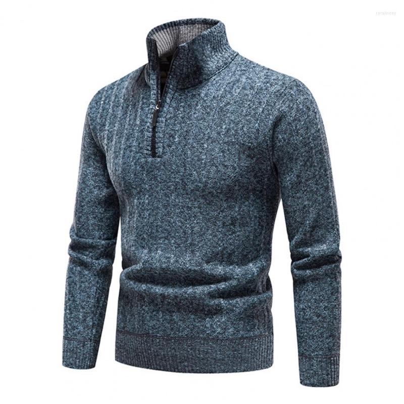 Men's Sweaters Comfortable Striped Texture Pure Color Elastic Men Sweater For Daily Wear, Blue
Men's Sweaters Comfortable Striped Texture Pure Color Elastic Men Sweater For Daily Wear, Blue