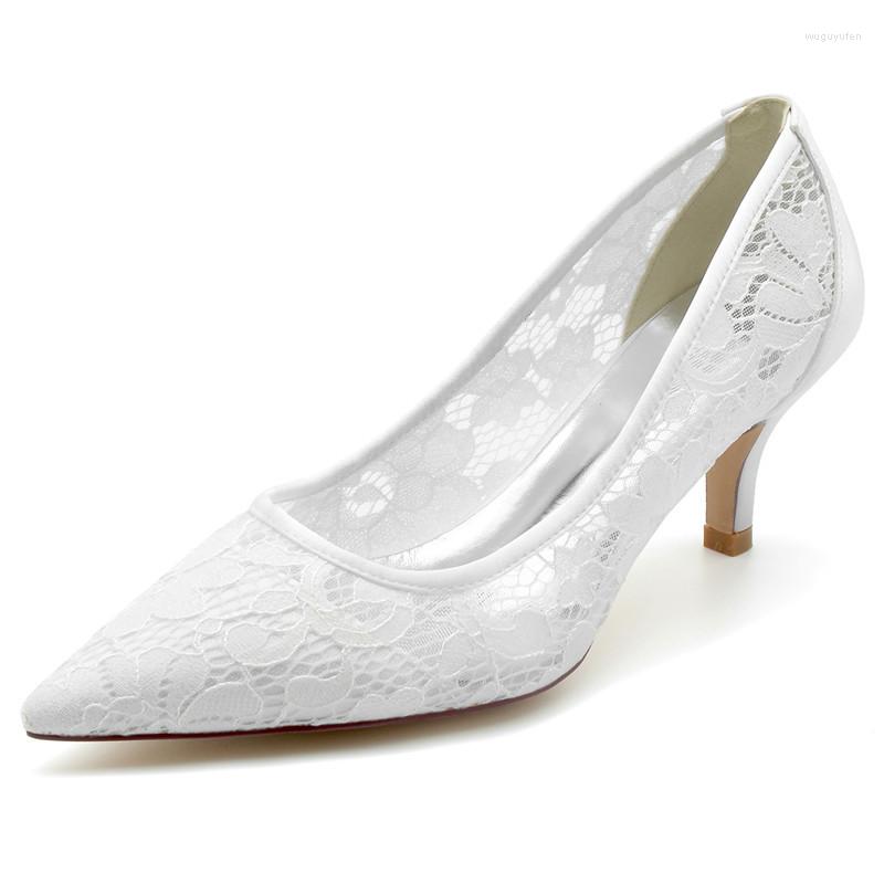 Dress Shoes Breathable Lace Kitten Heel Wedding Bridal Women Pointed Toe Slip On Mid Heels Pumps, Ivory
Dress Shoes Breathable Lace Kitten Heel Wedding Bridal Women Pointed Toe Slip On Mid Heels Pumps, Ivory