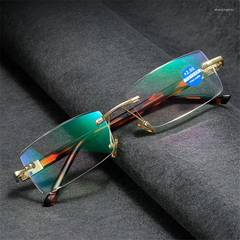 Sunglasses Frameless Anti Blue Rays Square Presbyopic Eyeglasses Unisex Metal Elderly Glasses Magnifier 100 150 200 250 300 350 400
Sunglasses Frameless Anti Blue Rays Square Presbyopic Eyeglasses Unisex Metal Elderly Glasses Magnifier 100 150 200 250 300 350 400